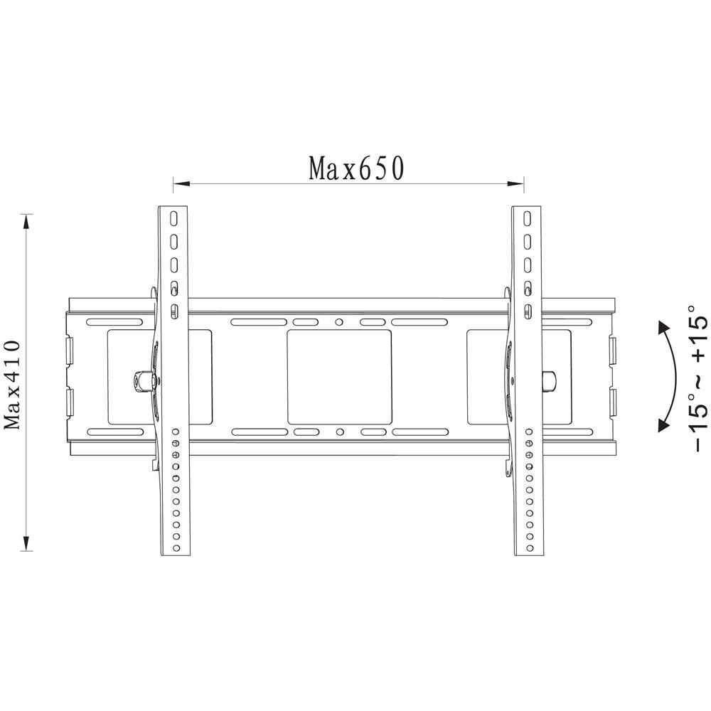 Supporto A Muro Per Tv Led Lcd 32-70'' Inclinabile - Foto 2