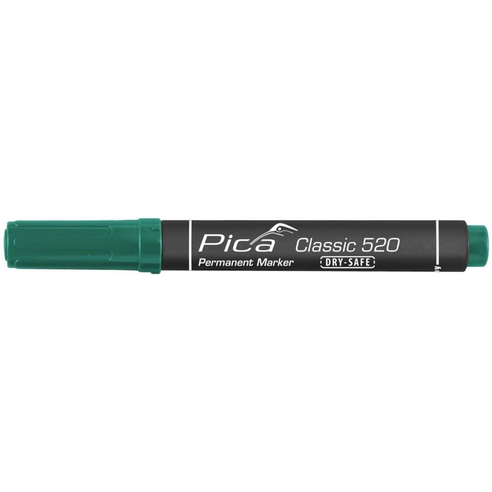 Pennarello Indelebile Punta Tonda Classic Dry Safe 1-4 Mm Verde - Foto 1