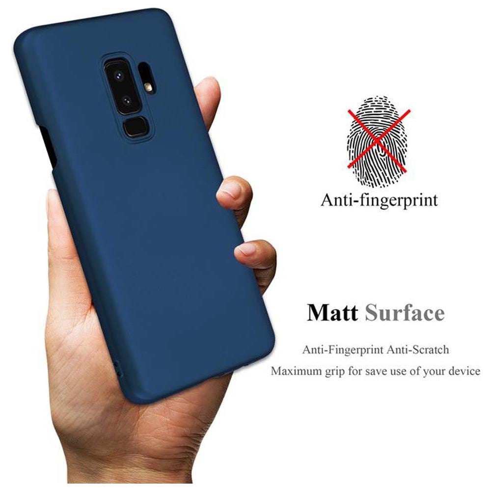 Custodia Compatibile Con Samsung Galaxy S9 Plus In Azzurro Metallo - Hard Case Coperchio Protettivo In Look Metallico Contro I Graffi E Gli Urti - Foto 8