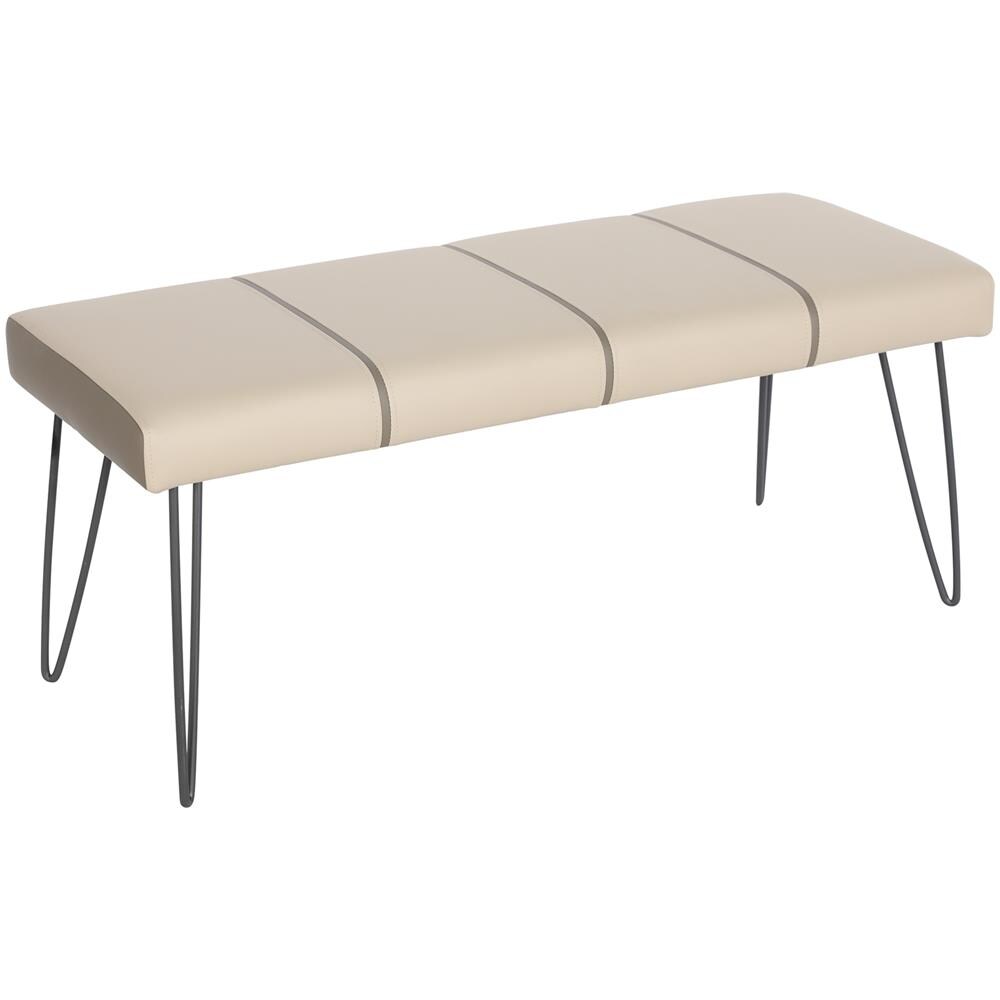 Panchina In Similpelle Beige Betin - Foto 1