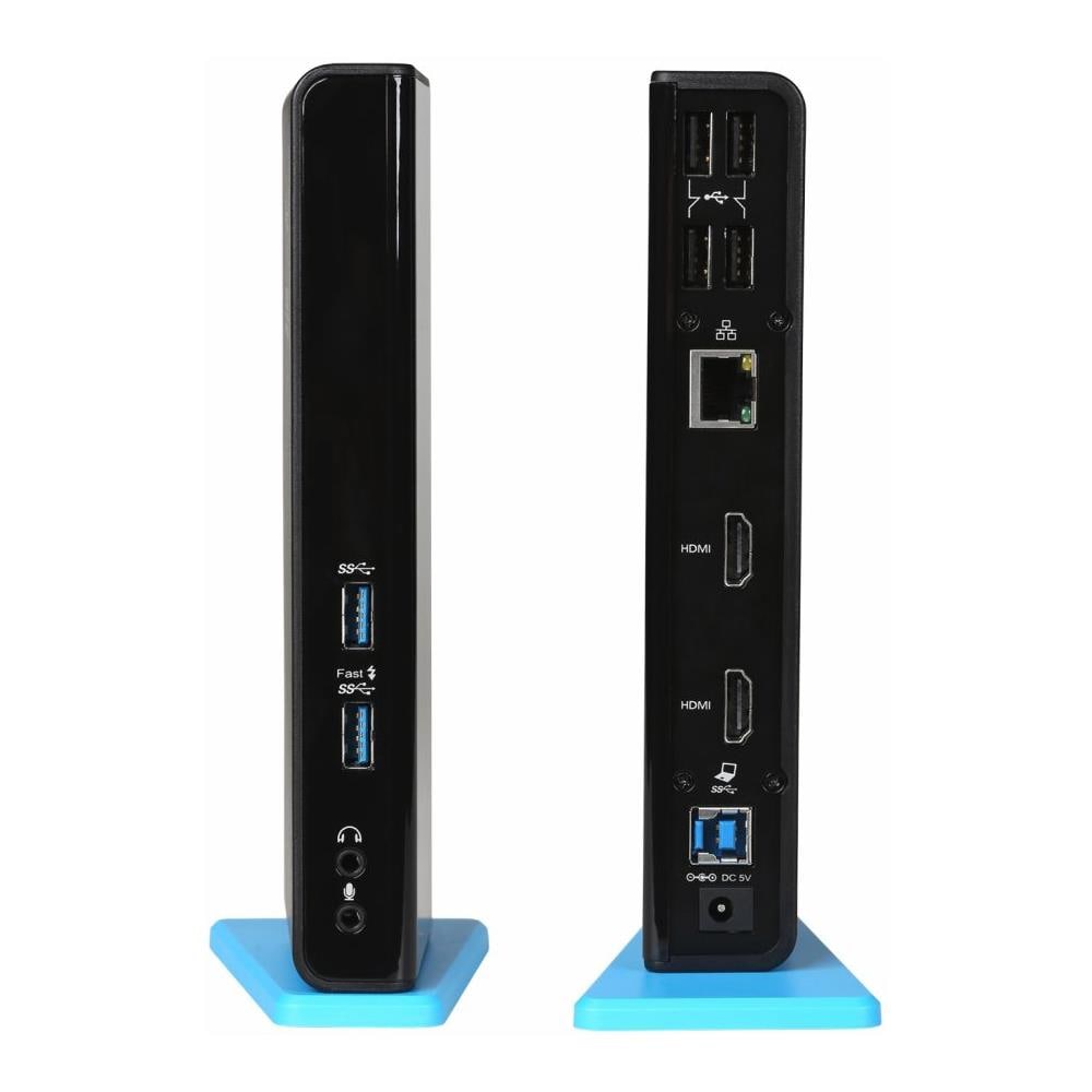 Docking Station Universale per Laptop 2x USB-A 3.0 / 1x USB-C / 2x HDMI Colore Nero - Foto 2