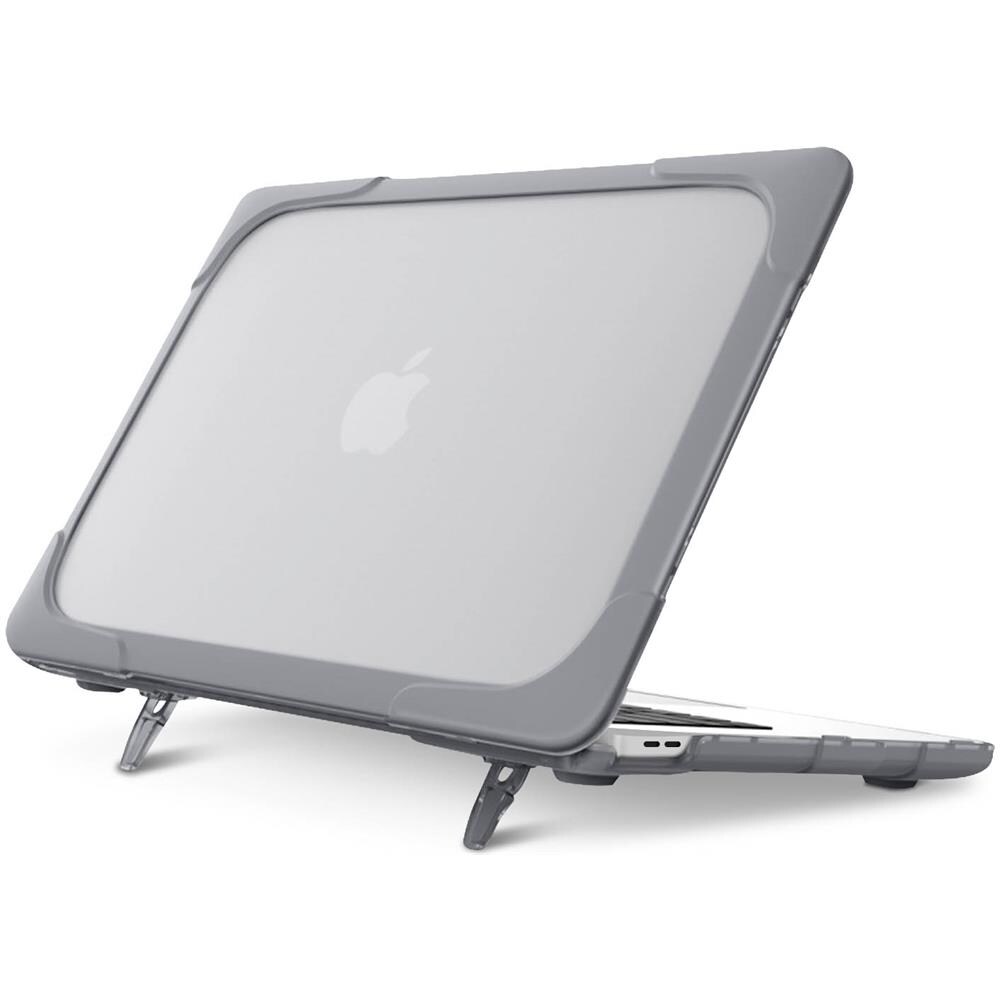 Cover Apple Macbook Pro 13'' 2020 Integrale Rigida Contorno Morbido Grigio - Foto 5