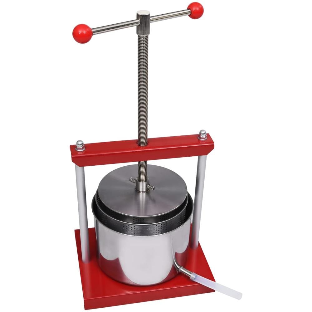 Torchio per Frutta e Vino in Acciaio Inox 6 L - Foto 2