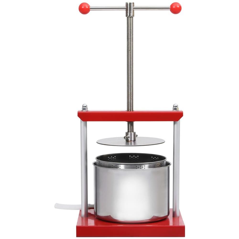 Torchio per Frutta e Vino in Acciaio Inox 6 L - Foto 3