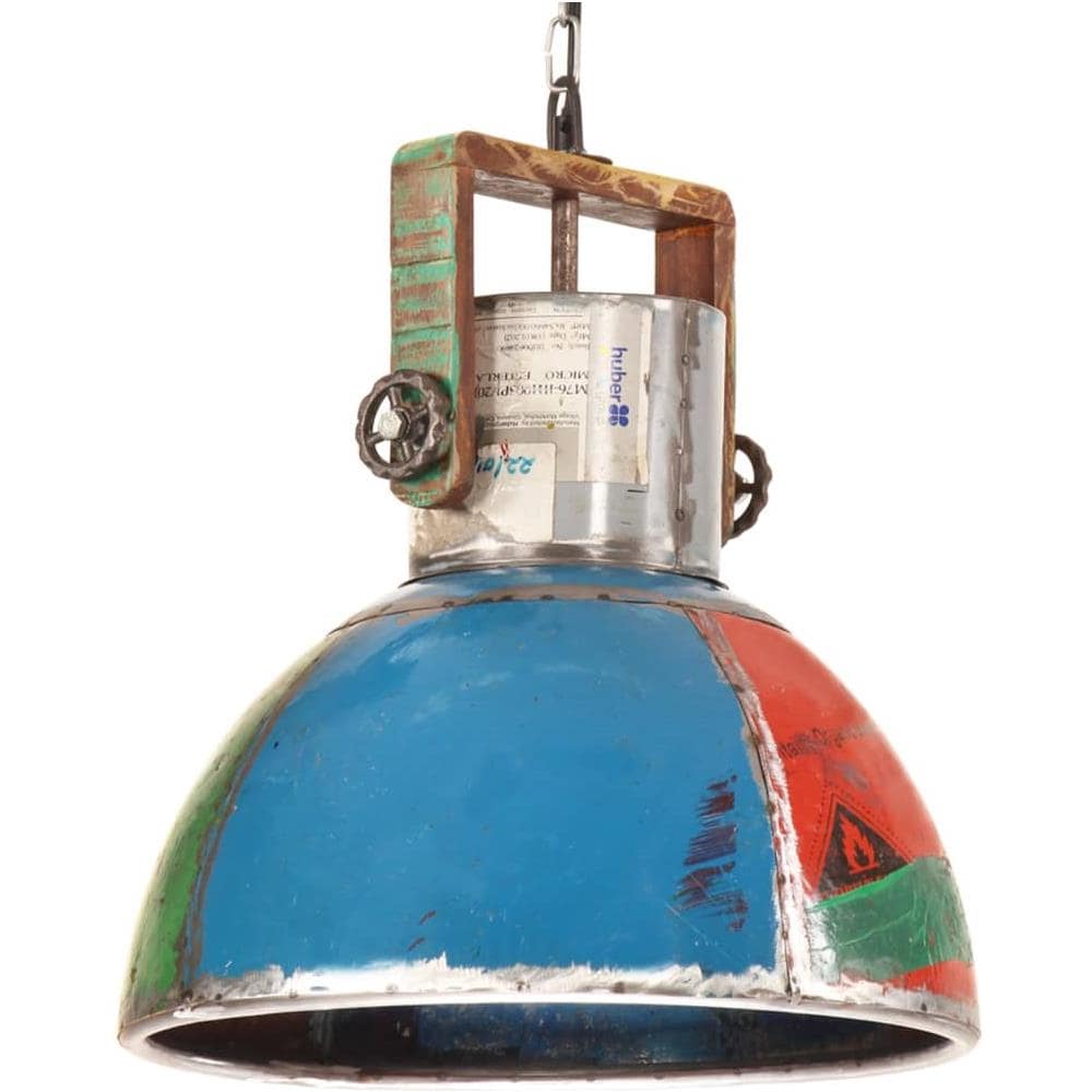 Lampada Sospesa Industriale 25 W Multicolore Rotonda 40 Cm E27 - Foto 1