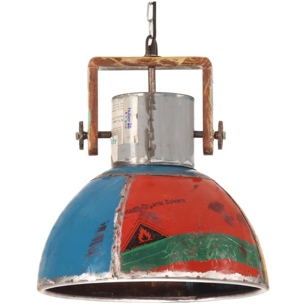 Lampada Sospesa Industriale 25 W Multicolore Rotonda 40 Cm E27 - Foto 2