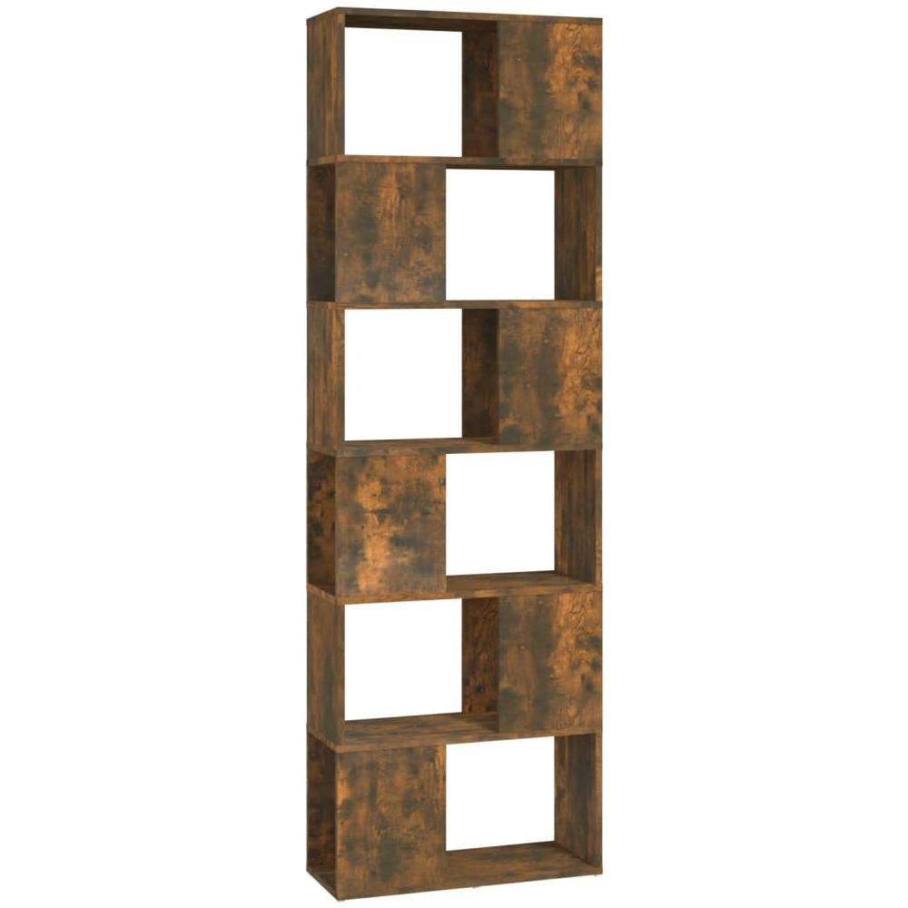 Libreria /divisorio Rovere Fumo 60x24x186 Cm - Foto 2