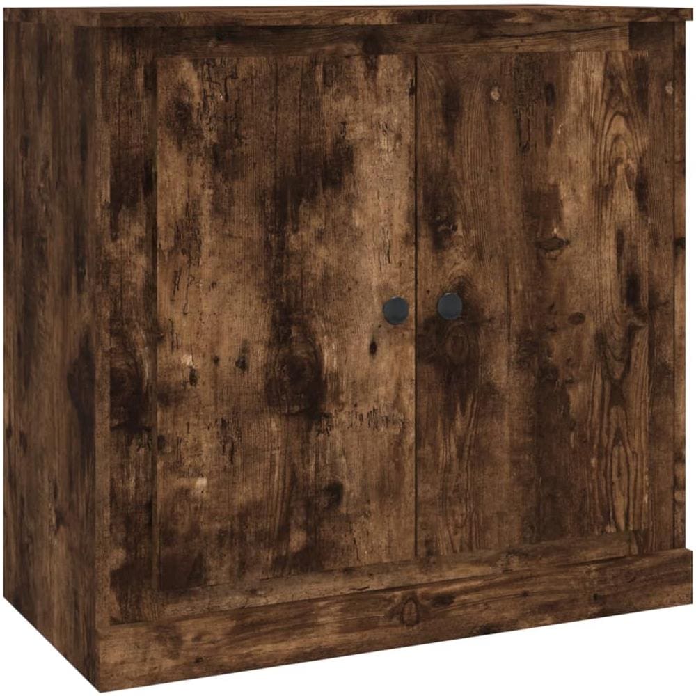 Credenza Rovere Fumo 70x35,5x67,5 Cm In Legno Multistrato - Foto 2