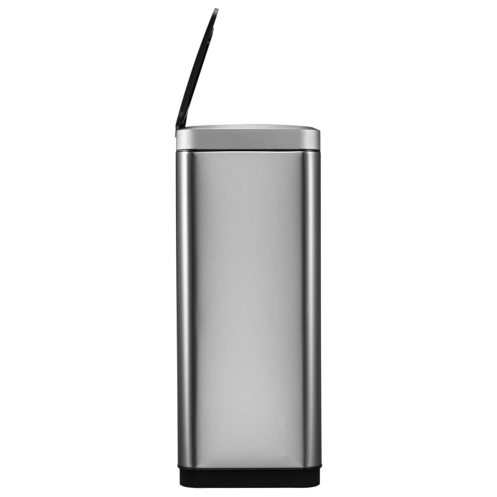 Pattumiera con Sensore Mirage 2x20 L Argento Opaco - Foto 3