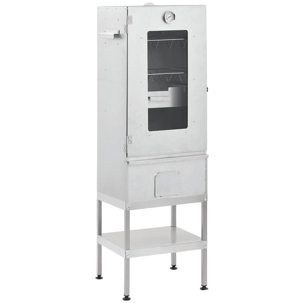 Forno Affumicatore Bbq Con Tavolino In Acciaio Zincato - Foto 1