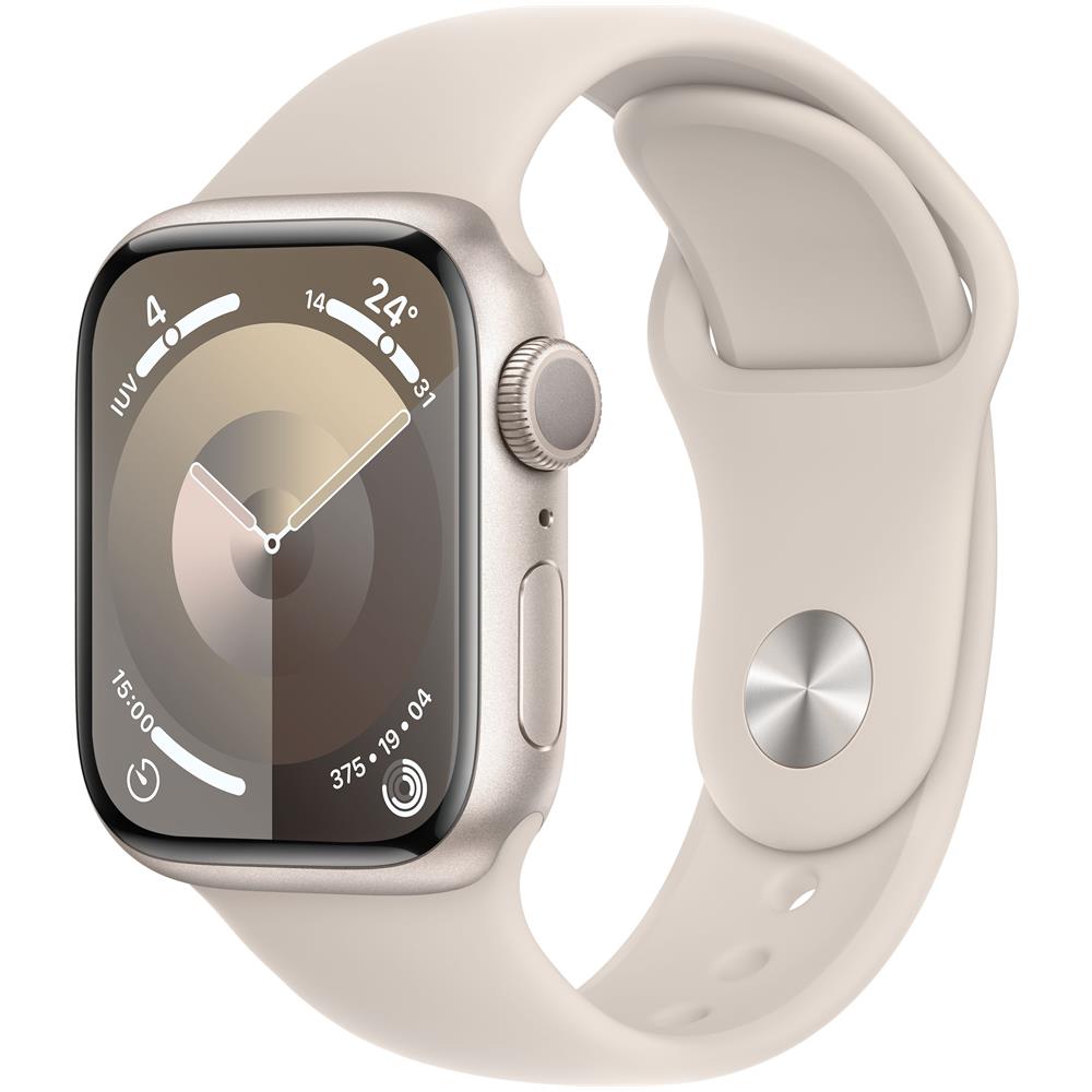 Watch Series 9 GPS Cassa 41mm in Alluminio Galassia con Cinturino Sport Galassia - M /L - Foto 2