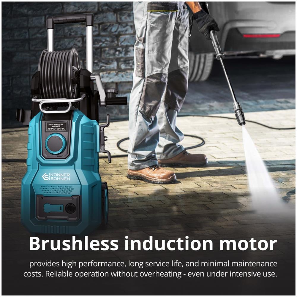 Idropulitrice Ad Alta Pressione Ks Pw160v-bl Tensione Nominale, V 230 Frequenza, Hz 50 - Foto 2