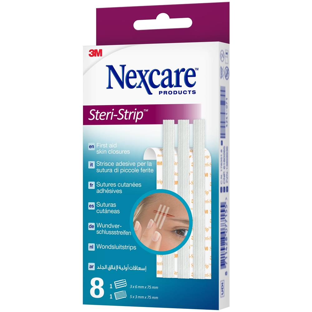 Cerotto per Sutura Nexcare Steristrip 6X75 mm + 3X75 mm - Foto 2