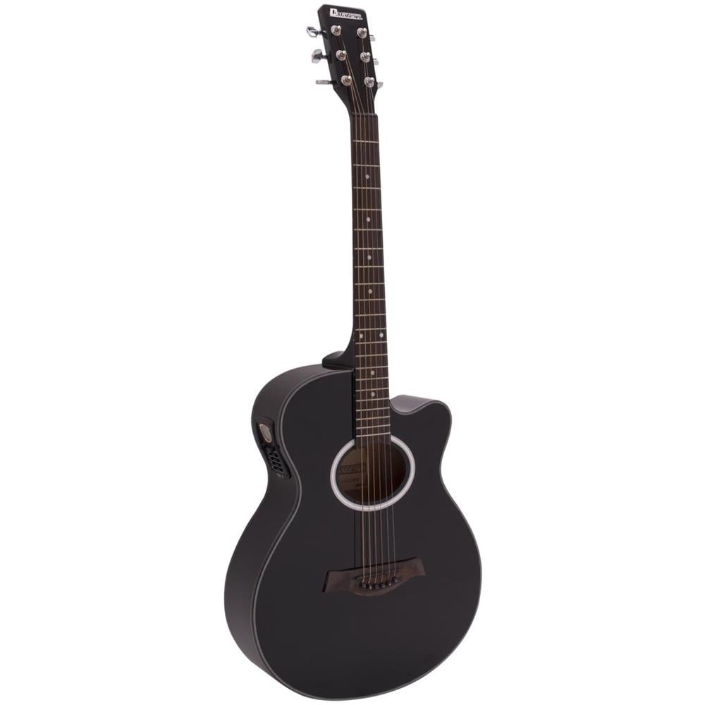Chitarra Elettro Acustica Western Aw-400 Colore Nero - Foto 1