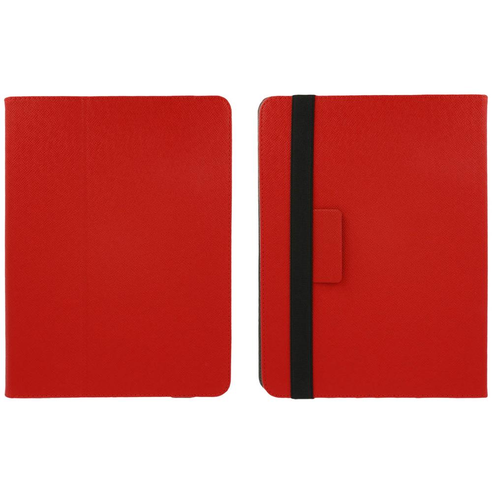 Custodia Folio Univerale Angoli Estensibili Per Tablet 10'' - Rossa - Foto 1