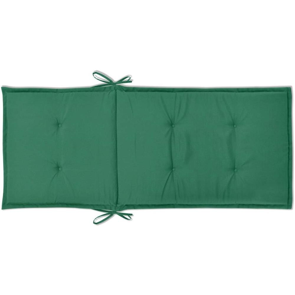 Cuscini per Sedie da Giardino 4 pz Verdi 120x50x4 cm - Foto 7