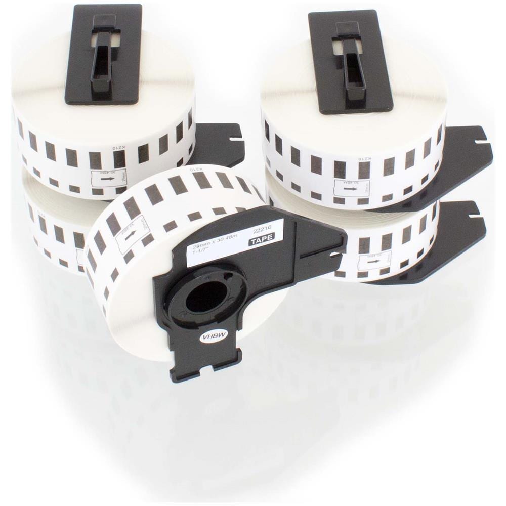 Rotoli Etichette Brother DK-22205 - Compatibili Con QL Serie, Nero Su Bianco, 4 Confezioni - Foto 2
