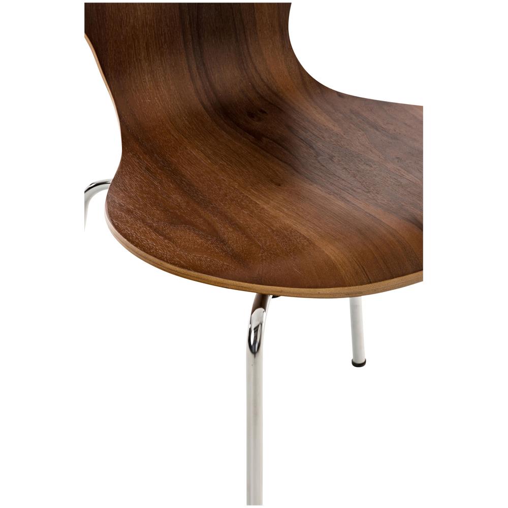 Colore:Nero CLP Sedia Impilabile Diego in Legno I Sedia Attesa in Metallo I Sedia Ergonomica Conferenza I Sedia Design Riunioni 