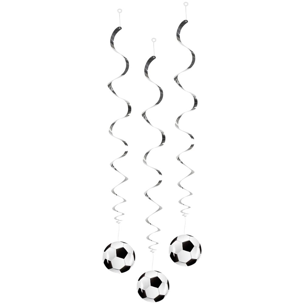 3 Decorazioni Da Appendere Football Party - Foto 1