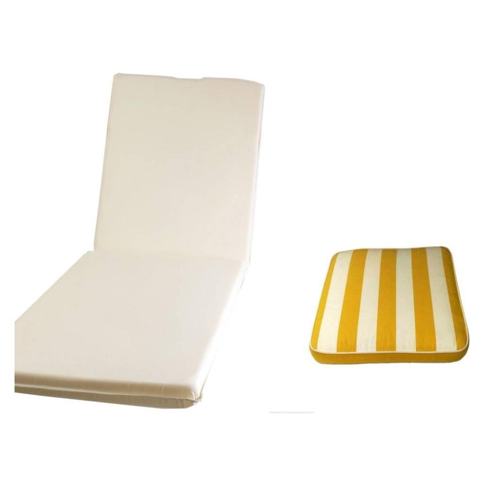 Cuscino Per Lettino Roseto Saponetta 9884b - Rigato Giallo - Foto 2