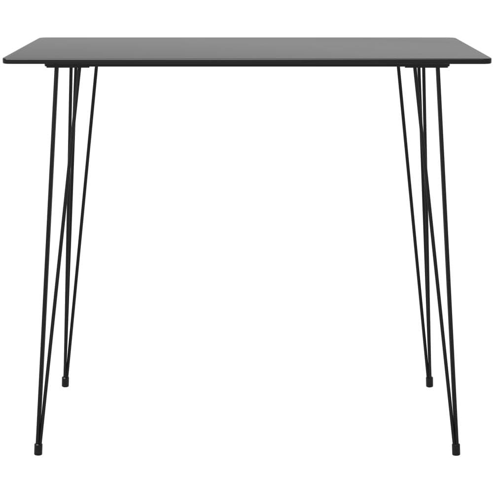 Tavolo Da Bar Nero 120x60x96 Cm - Foto 2