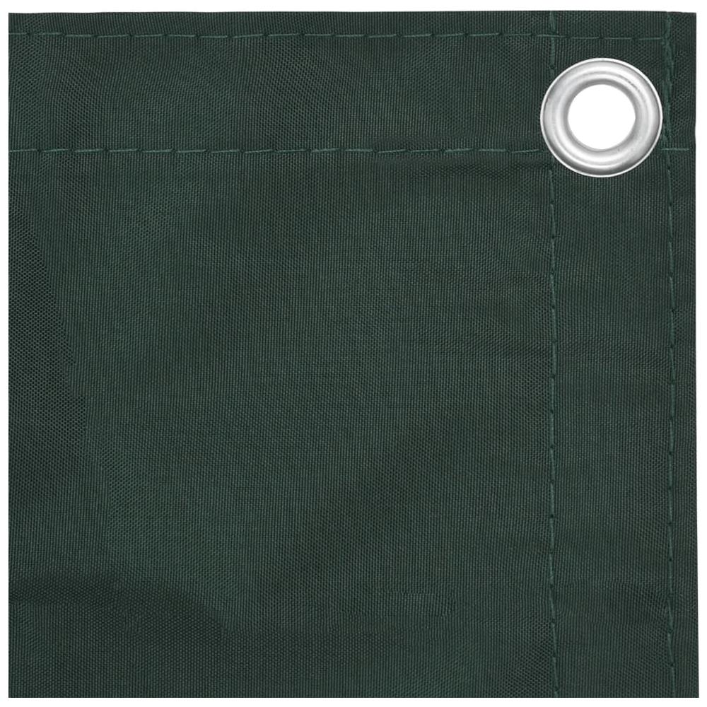 Paravento da Balcone Verde Scuro 120x600 cm Tessuto Oxford - Foto 3