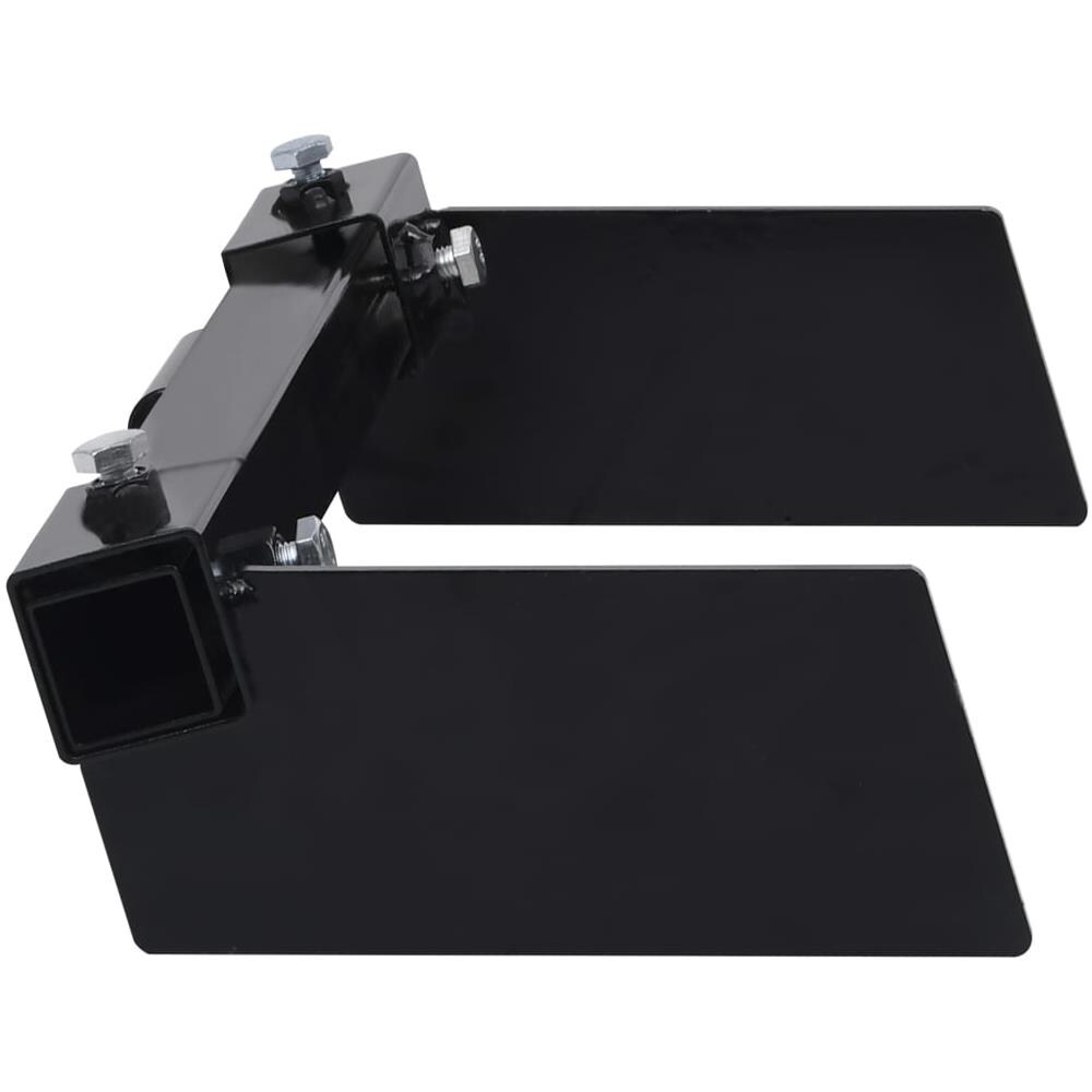 Adattatore Spazzaneve per Tosaerba Nero - Foto 2