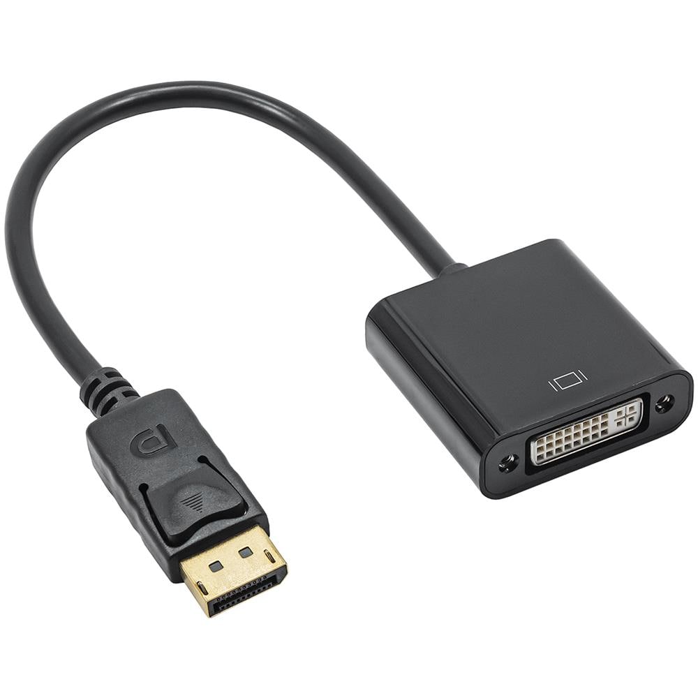 AK-AD-58 cavo DVI 0,2 m DisplayPort Nero - Foto 1