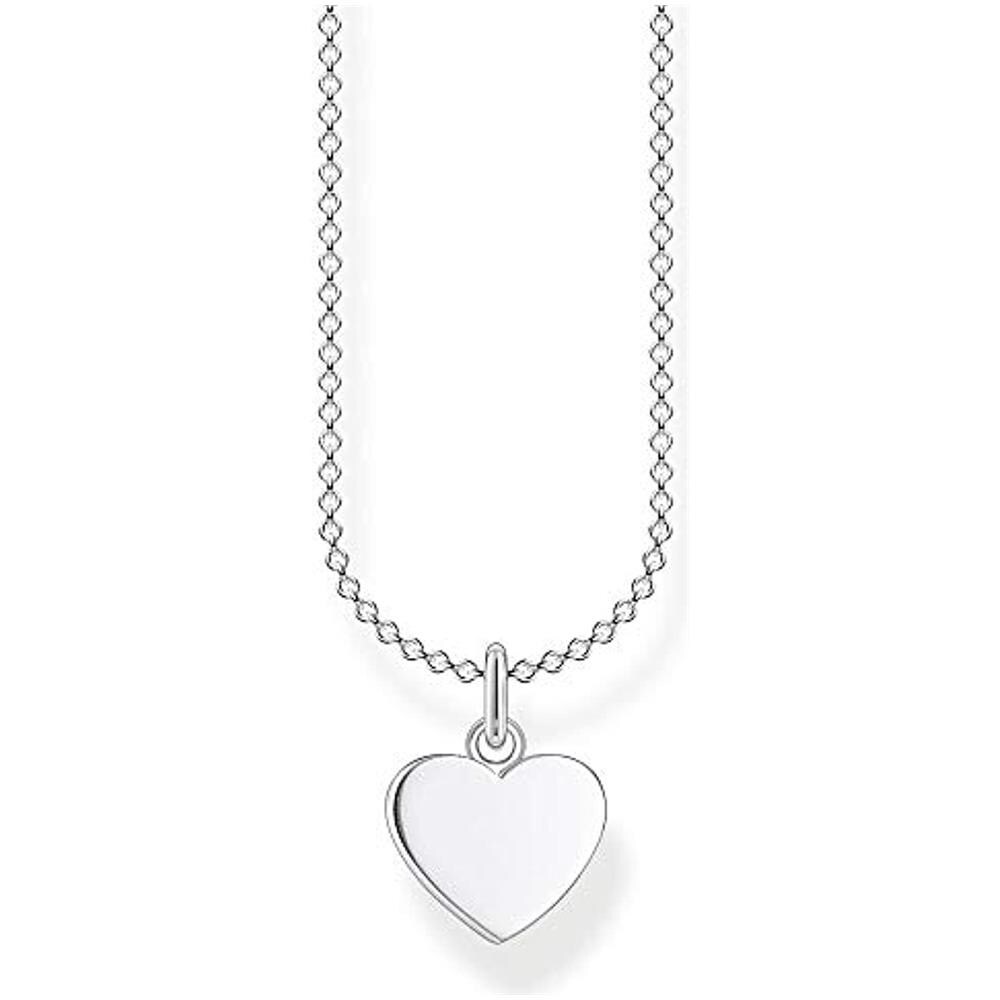 , Collana Da Donna A Forma Di Cuore, In Argento Sterling 925, Lunghezza 38-45 Cm (1) - Foto 1