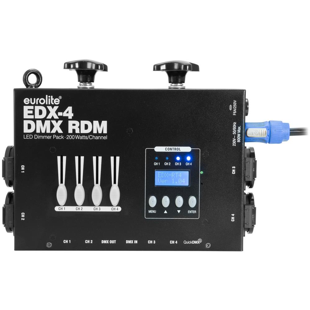 Edx-4 Dmx Rdm Led Dimmer Pack - Foto 1