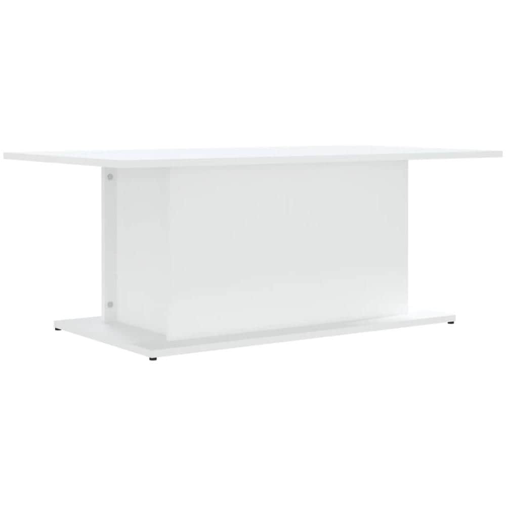 Tavolino da Salotto Bianco 102x55,5x40 cm in Truciolato - Foto 2