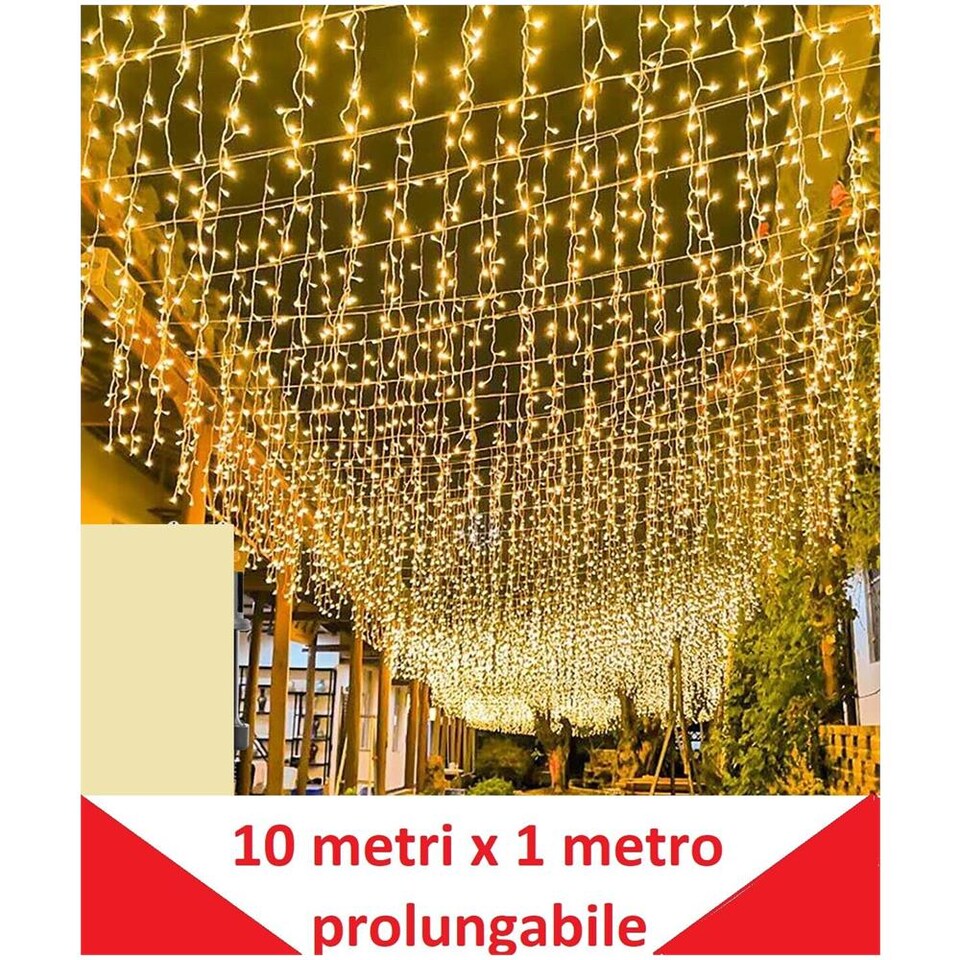 XIHUAN Tenda Luci Stelle 138 LED Con 8 Modalità – Natale, USB E Telecomando