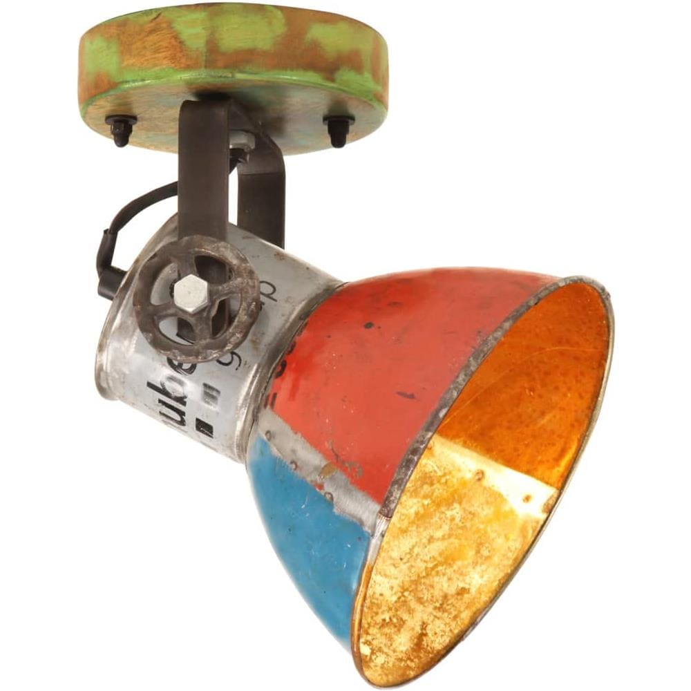 Lampade Soffitto / parete Industriali 2 Pz Recupero 17x24 Cm E27 - Foto 2