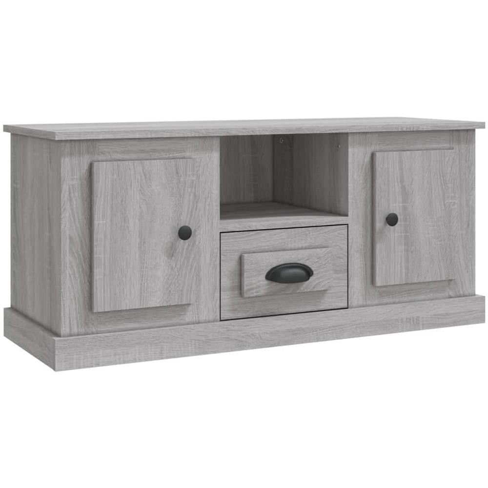 Mobile Tv Grigio Sonoma 100x35,5x45 Cm In Legno Multistrato - Foto 2