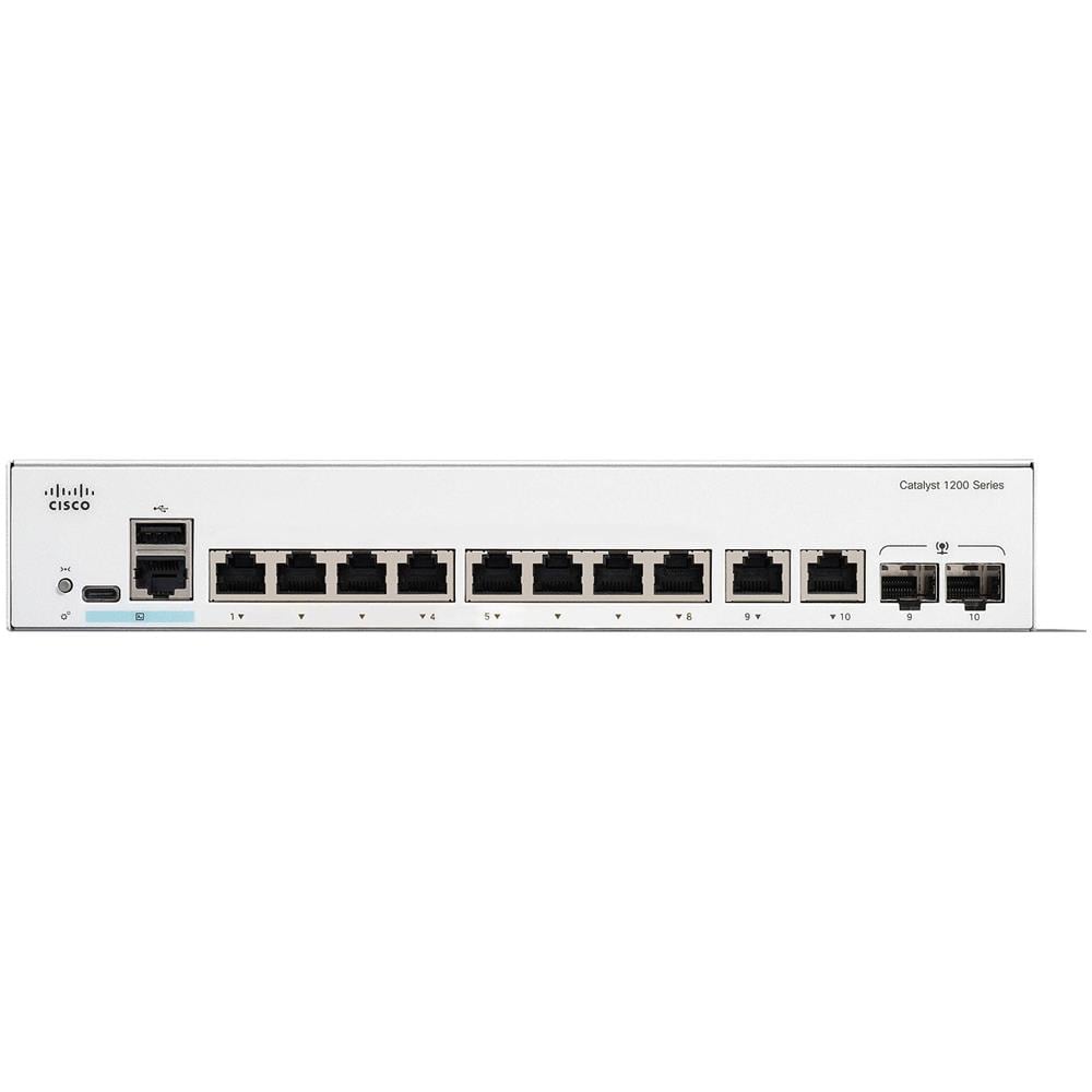 Swith di Rete Catalyst 1200 Gestito L2 con 10 Porte RJ-45 Ethernet (10/100/1000) 1U Colore Bianco - Foto 2