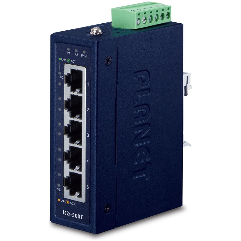 IGS-500T switch di rete Non gestito Gigabit Ethernet (10/100/1000) Blu - Foto 1