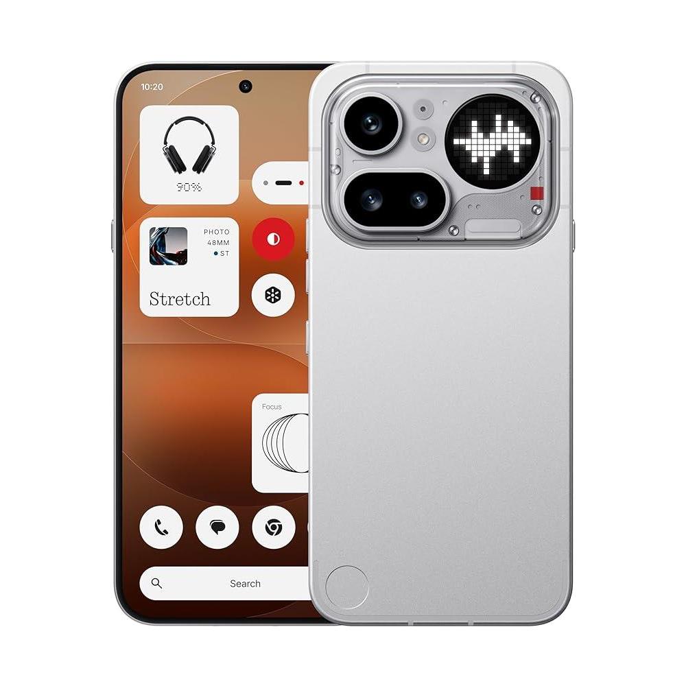 Phone (4a) Pro 5G 128GB 8GB Ram Display 6.83" AMOLED 144Hz Main Camera 50+50+8MP Dual nanoSim Android 16 Snapdragon 7 Gen4 5080mAh Silver - Foto 1