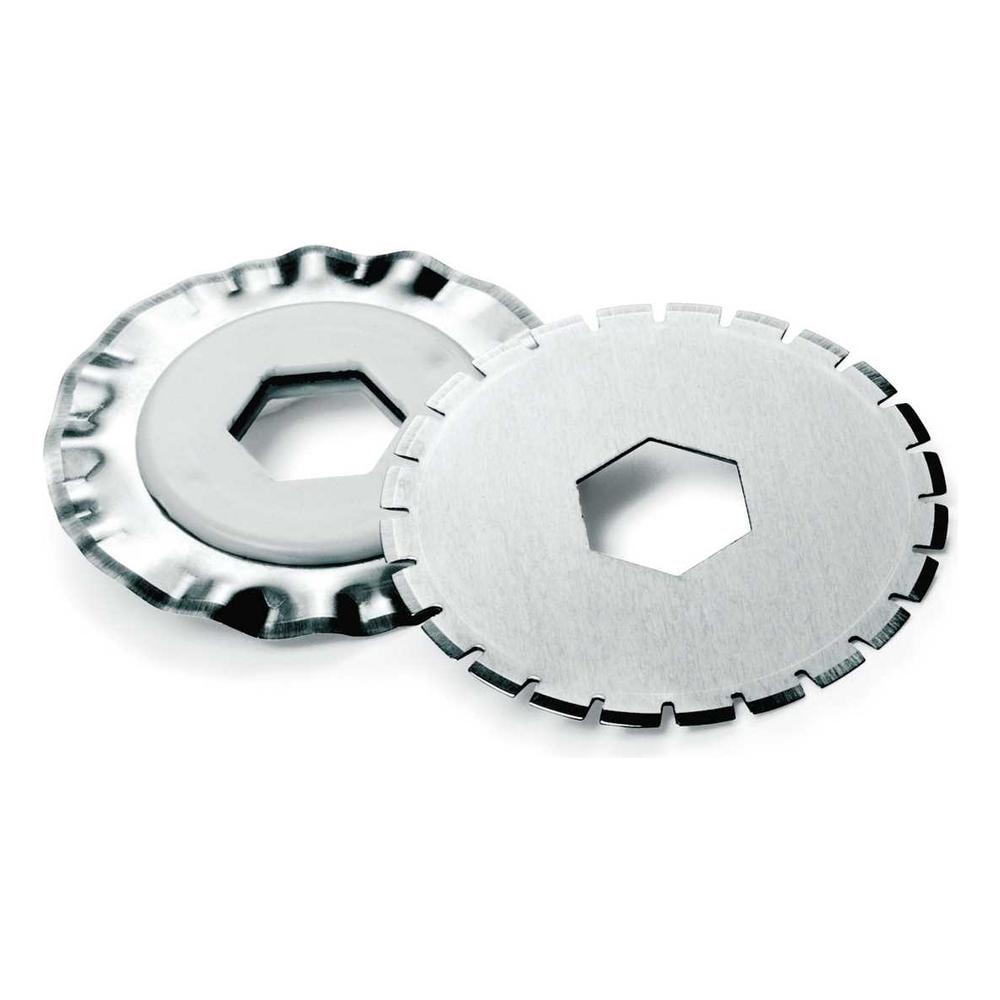 confezione da 2 pezzi - lama taglio zigrinato per taglierina smartcut a300 / a400 - Foto 2