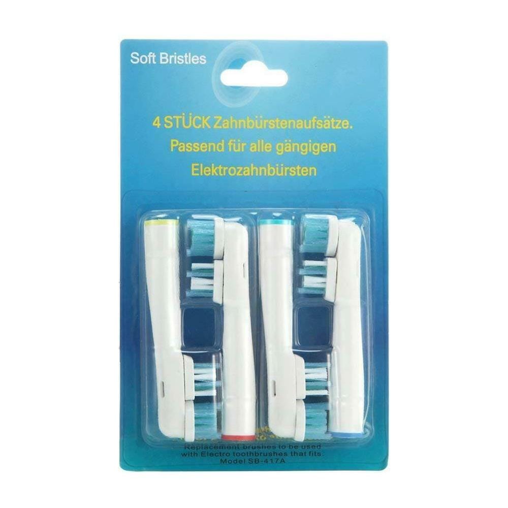 16 Testine Di Ricambio Compatibili Dual Clean Per Spazzolino Elettrico Oral B - Foto 1