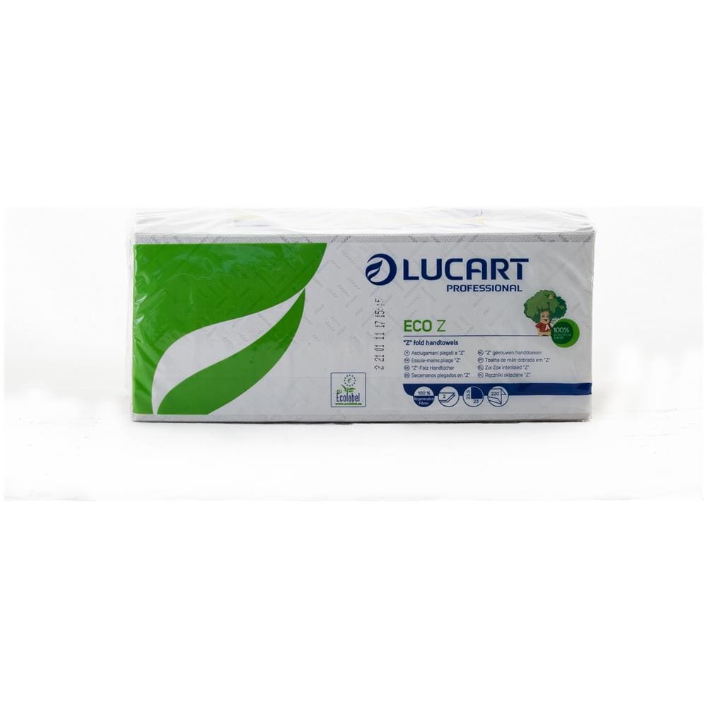 Salviette Asciugamani A Z 2 Veli 23x23,5 Cm Carta Ecologica 864014 (conf. 220) - Foto 1