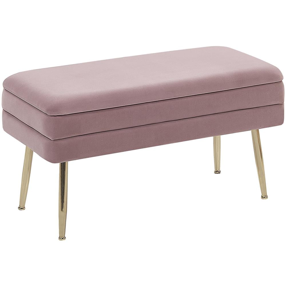 Panca Con Contenitore Per Camera Da Letto Rosa Durham - Foto 1