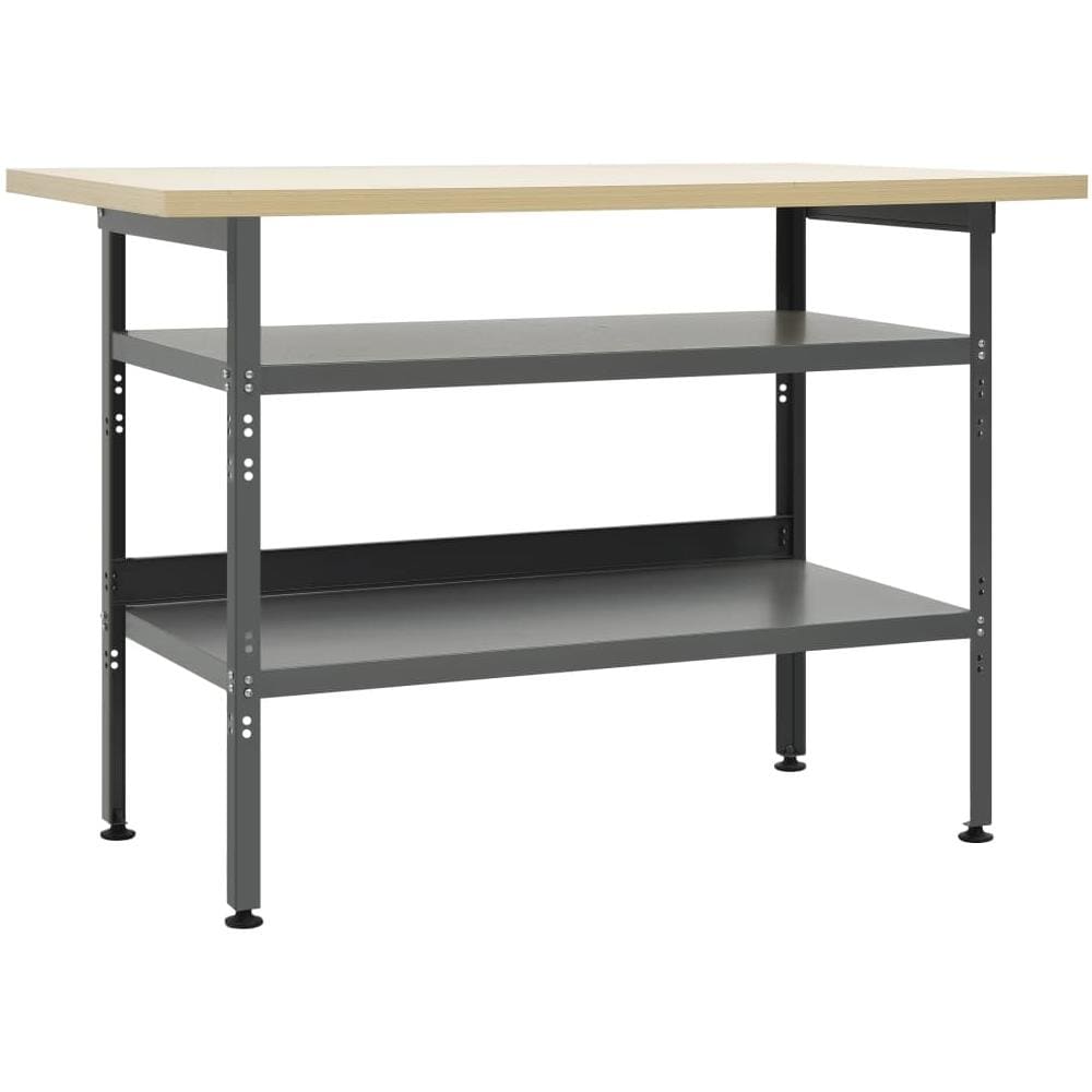 Banco da Lavoro Grigio 120x60x85 cm in Acciaio - Foto 1