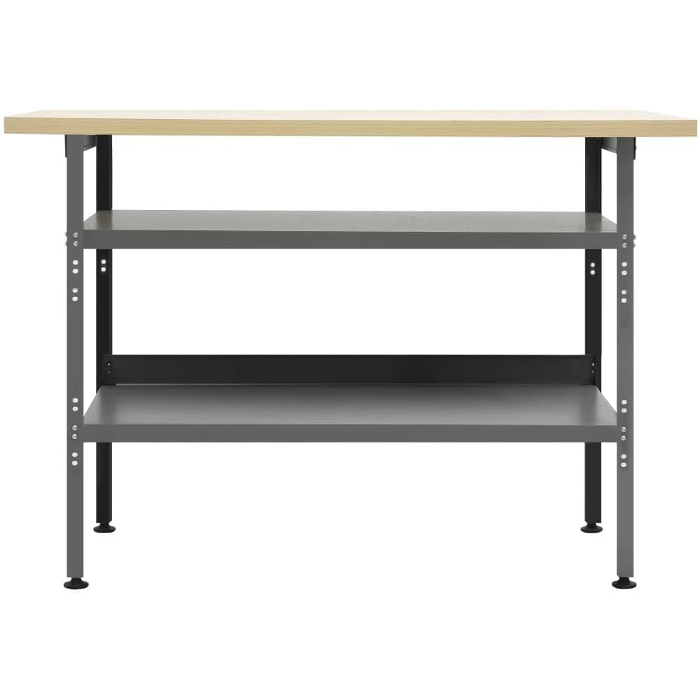 Banco da Lavoro Grigio 120x60x85 cm in Acciaio - Foto 2