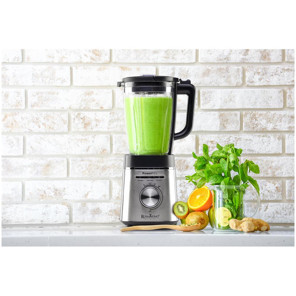 500W Frullatore Multifunzione per Smoothie Shakes Rosmarino Infinity Easy Mix Blender Zuppe Frullatore con Vaso da 1,5L senza BPA 