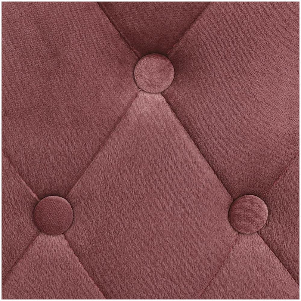 Sgabelli da Bar 2 pz Rosa in Velluto - Foto 2