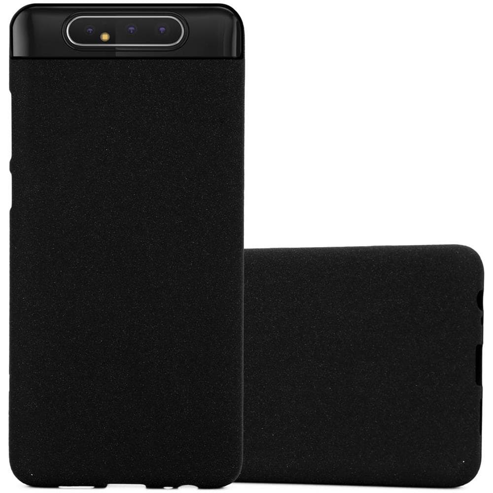 Custodia Compatibile Con Samsung Galaxy A80 / A90 5g In Frost Nero - Coperchio Protettivo In Silicone Tpu Flessibile - Foto 1