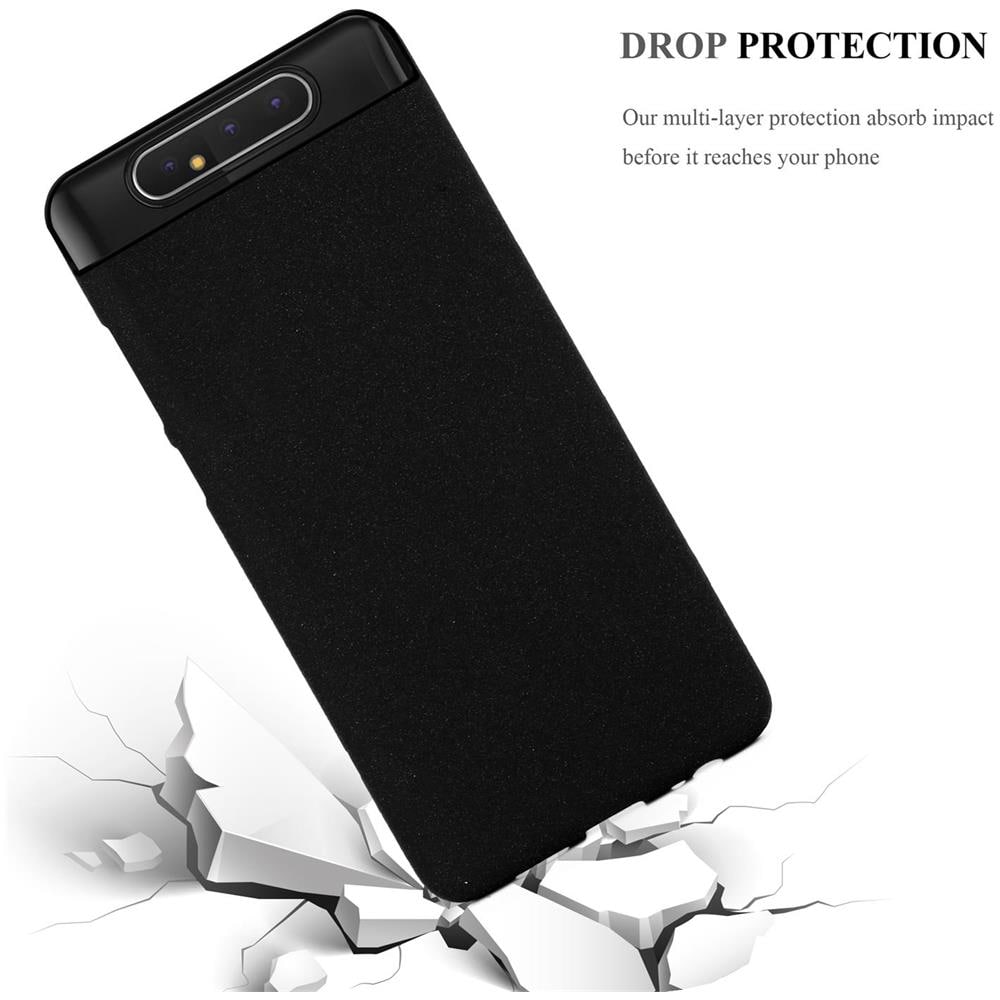 Custodia Compatibile Con Samsung Galaxy A80 / A90 5g In Frost Nero - Coperchio Protettivo In Silicone Tpu Flessibile - Foto 7
