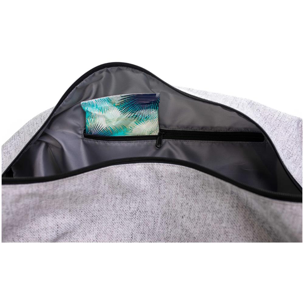 Weekender Bag - 56 Cm. / 52l - Borsa Da Viaggio / Borsa Sportiva / Da Ginnastica Con Tasca Per Scarpe (heather Gray)  - Foto 2