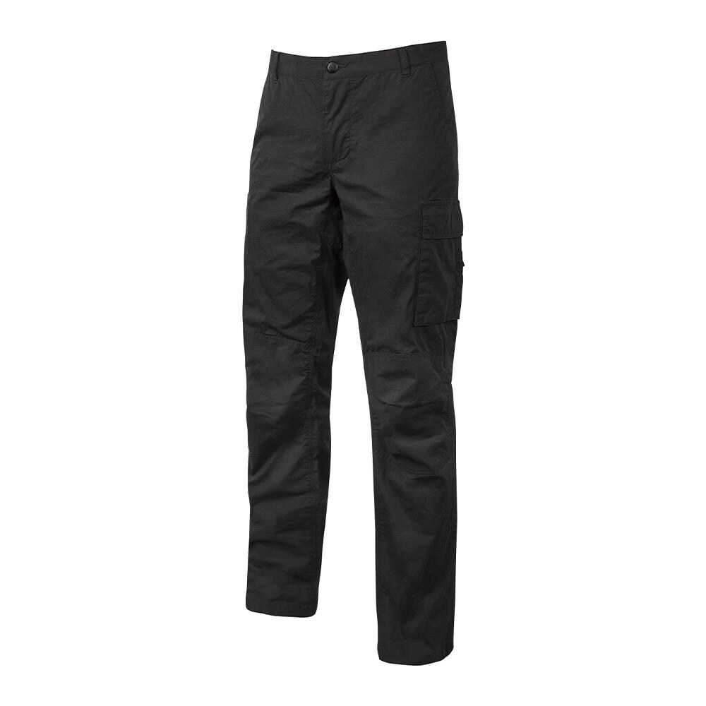 Upower Ocean Black Carbon Pantalone Da Lavoro Multi Tasca Resistente Slim Estivo Colore Black Carbon Tg. 2xl - Foto 1