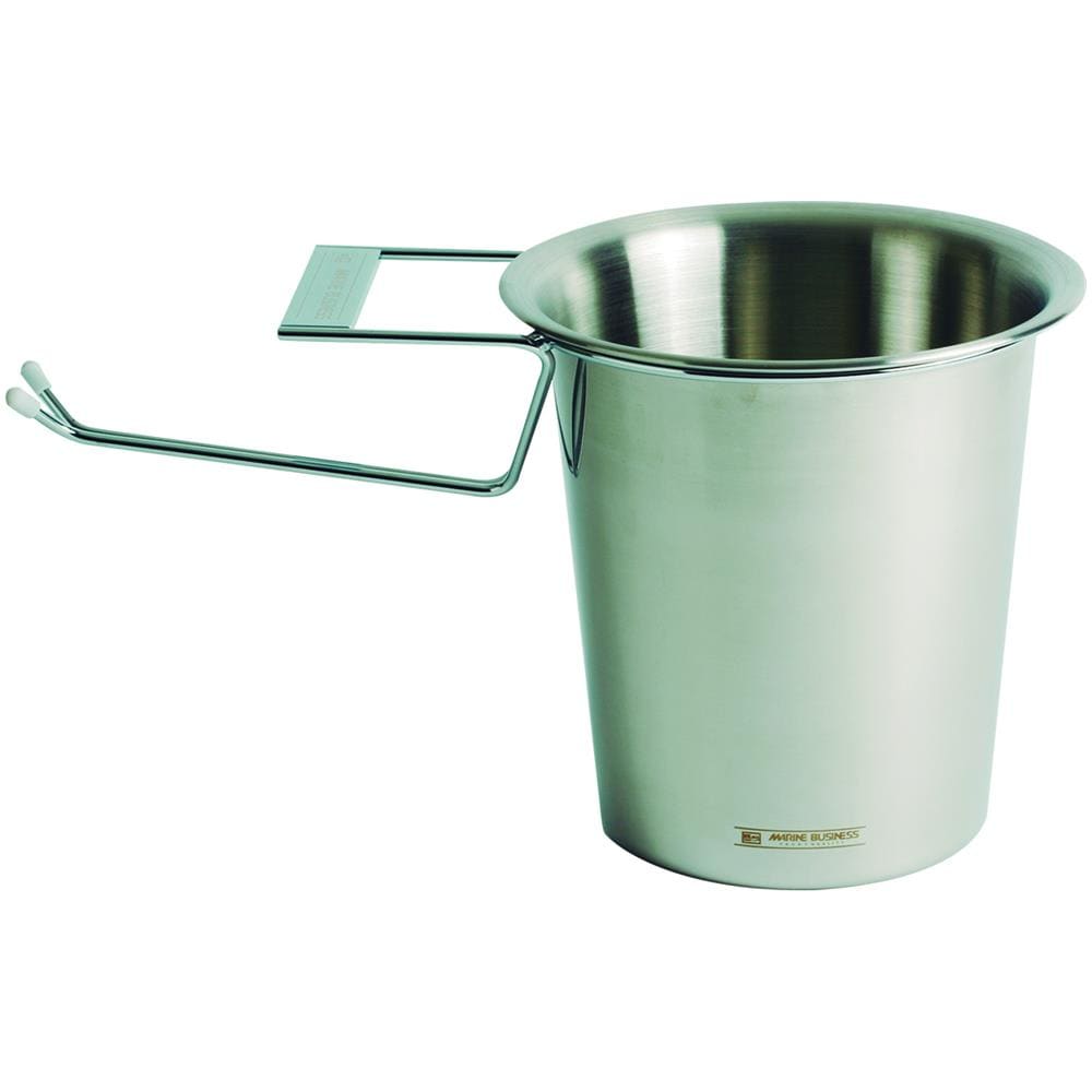 Porta Bottiglie Termico In Acciaio Inox. Si Può Appendere Alla Tavola, Lasciando Un Maggiore Spazio Libero Ed Evitando Che La Bottiglia Cada. Dim. Cm. 20 X 20h. - Foto 1